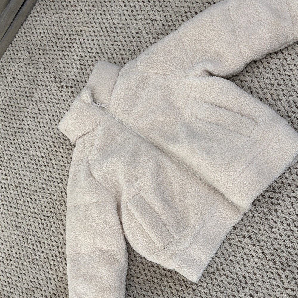 art class Cream Kids Puffer Jacket